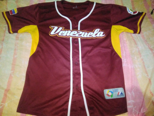 Imagen 3 de 3 de Camisa De Béisbol Selección De Venezuela