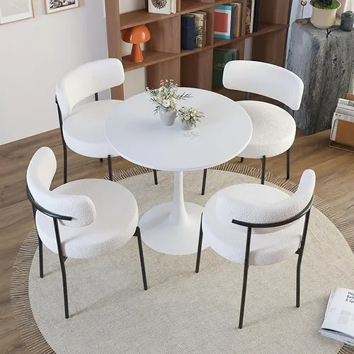 Mesa Tulip Cocina Comedor + 4 Sillas Diseño - Alto Impacto