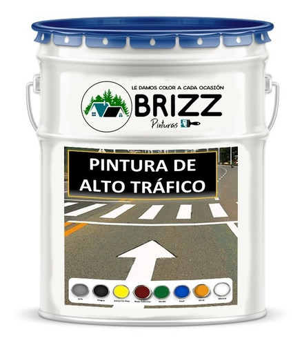 Pintura Alto Tráfico Brizz Hidrorrepelente - Tineta Colores