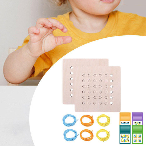 Juguetes Para Enhebrar, Juguete Con Forma De Encaje,