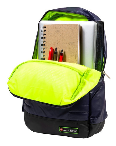 Techzone Backpack Para Laptop 15.6 Contra Agua Color Azul marino