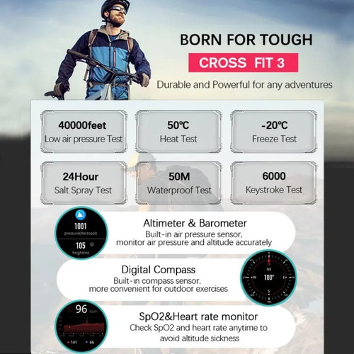 Smartwatch Reloj Inteligente Sumergible 50m