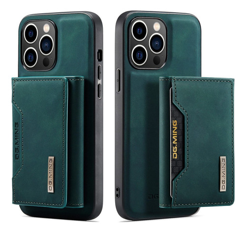 Funda Tipo Billetera Magnética Extraíble For iPhone 14 Pro