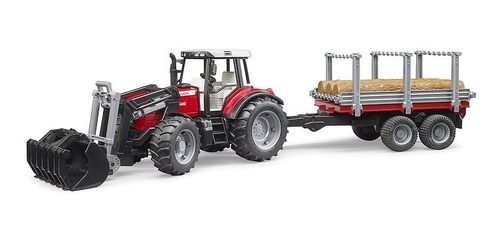 Tractor Massey Ferguson 7480 C/cargador Frontal Y Carro