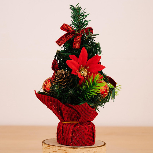 2 Encantador Mini Árbol De Navidad Para 2 Piezas