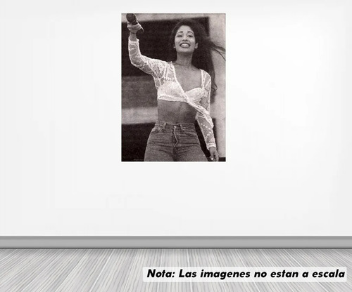 Vinil Sticker Pared 120cm Lado Selena Quintanilla Modld0061