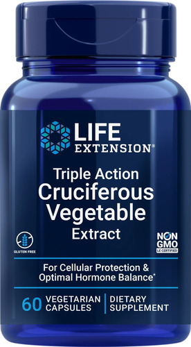 Triple Cruciferous Extract Con Dim, I3c, Apigenin 60 Días Sin Sabor