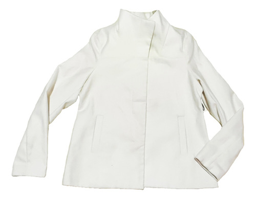 Abrigo Chaqueta Paño Blanco Hueso Old Navy Mujer Talla M