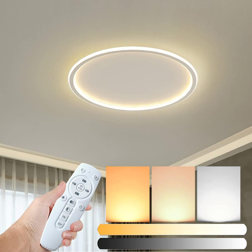 Lampara De Techo Led Regulable De Montaje Empotrado, Moderna