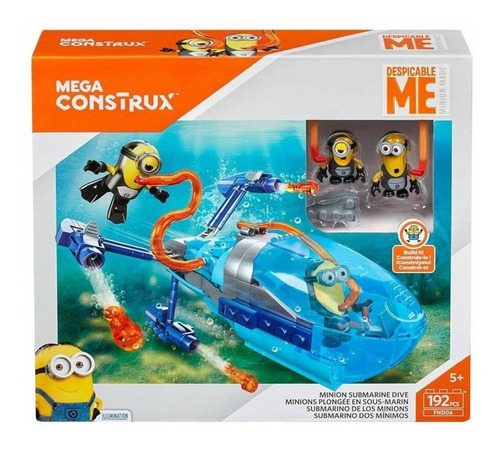 Mega Construx Submarino De Los Minios 192 Piezas