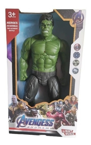 Muñeco De Hulk Avengers Tamaño 30cm