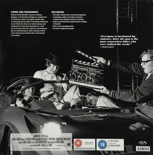 Imagen 2 de 6 de Stanley Kubricks A Clockwork Orange Set Libro Y Dvd