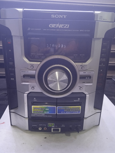Sony Genezi Hcd-gt22  Mhc-gt22 Para Piezas Leer Descripción 