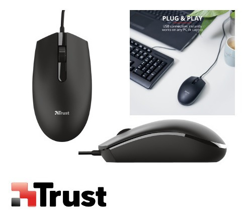 Mouse Trust Basico Usb - Mosca