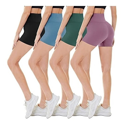 Shorts De Ciclista Para Mujer Paquete De 4 Talla Xl