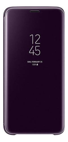 Samsung S-view Flip Cover Para Galaxy S9 Normal Violet