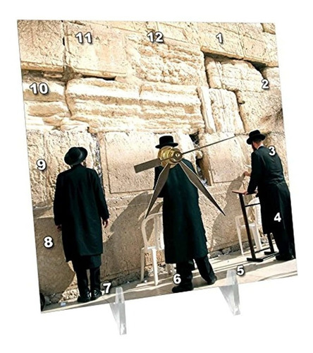 3drose Israel Jerusalem Hombres Ortodoxos Ruegan La Pared Oc