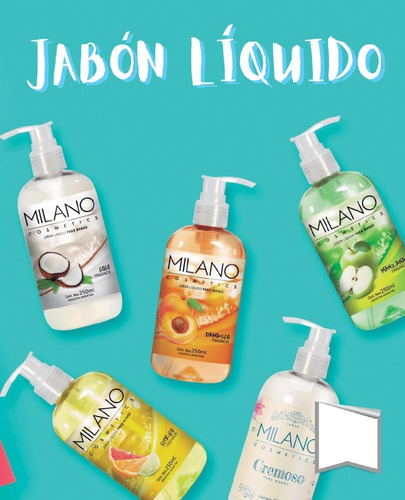 Imagen 9 de 10 de Jabón Liquido Milano-b.g.aromas