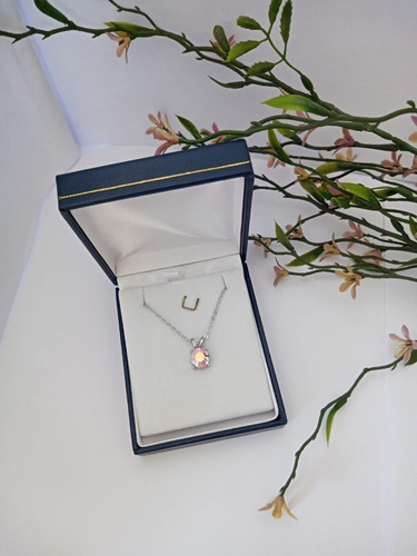 Collar Moda Hecho Con Cristales Swarovski-regalo Joyas Mujer