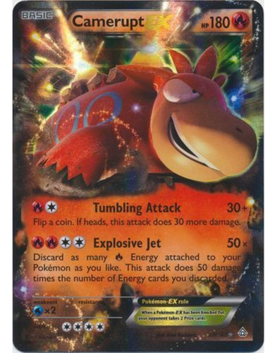 Camerupt Ex - 29/160 - Ultra Rare Pokemon Tcg
