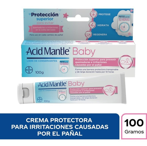 Crema Acid-mantle Baby 100 Gramos Original Bayer