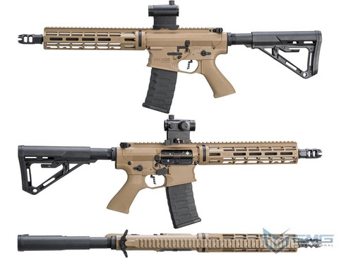Emg Falkor Phantom Ar-15 W/esilveredge Gearboxm4 Airsoft Aeg