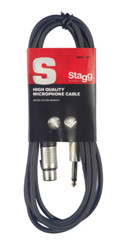 Cable Plug A Canon Xlr Hembra De 10 Mts Para Micrófono Stagg