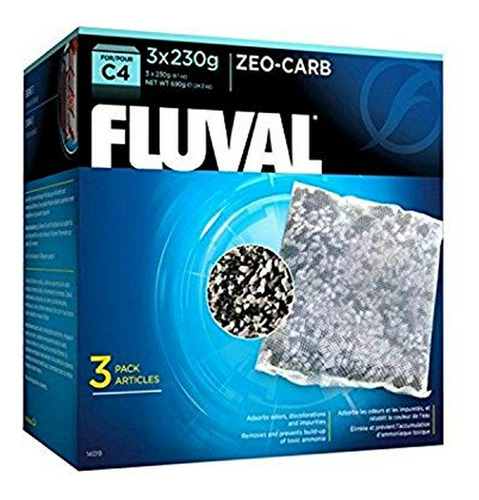 Fluval C4 Zeo-carb - 3-pack.