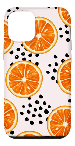 Funda Para iPhone 12/12 Pro Citrus Summer Vibes Juicy Orange