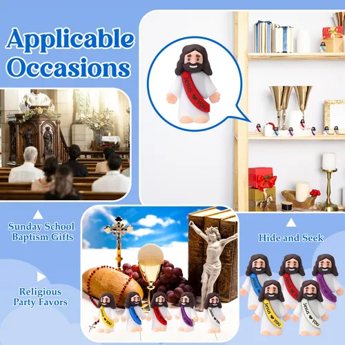25 Peças Figuras Do Pequeno Jesus Design Original Jesus Te