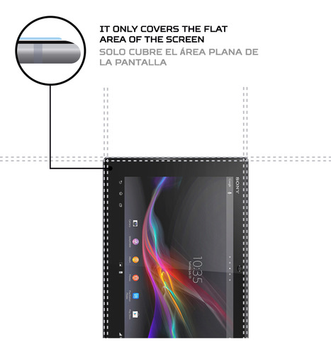 Protector De Pantalla Antishock Para Sony Xperia Z4 Tablet