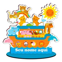 Comprar 15 Decoração Personalizado Centros De Mesa Tema Arca De Noé