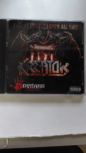 Kreator - Live At Dynamo Open Air 1998 Cd (Usado)