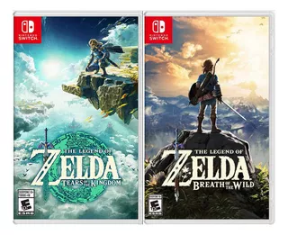 Combo Zelda Tears Of The Kingdom + Breath Of The Wild Switch