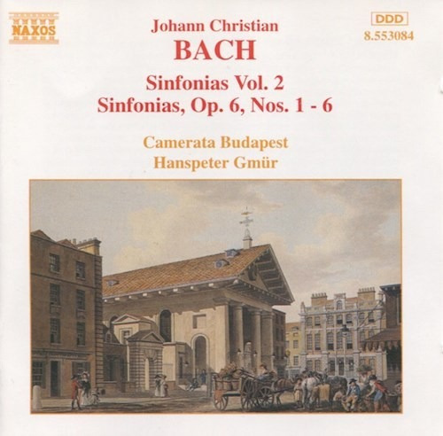 Sinfonias Vol 2/gmur - Bach Jc (cd) 