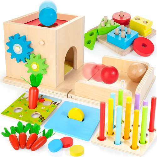 Kit De Juguetes Montessori Sensoriales Educativos