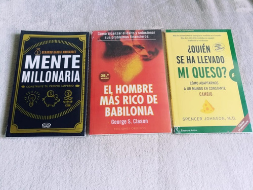 Imagen 1 de 1 de Mente Millonaria + El Hombre Mas Rico + ¿quien Se Llevo Mi