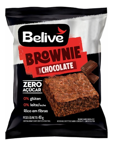 Brownie Belive Be Free Chocolate 40g