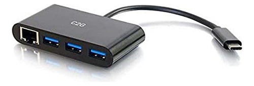Adaptador Usb C2g, Hub Usb, Adaptador Ethernet Con Alimentac