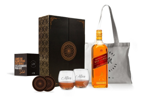 Experiencia Whisky Johnnie Walker Red Label 750ml Para Regal