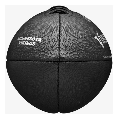 Balon Americano Nfl Team Metallic Minnesota Vikings Wilson Color Negro Tamaño