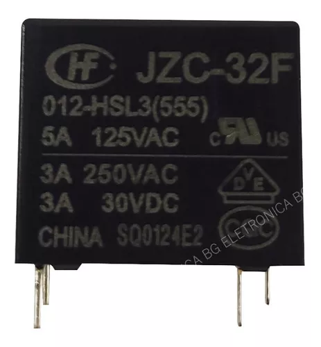 Rele Microondas Jzc-32f 5a 125vac 3a 250vac 3a 30vdc Kit C 3