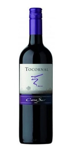 Vino Tinto Cono Sur Tocornal Merlot 750 Ml