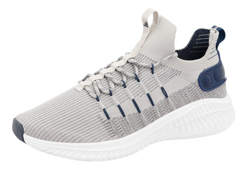 Tenis Deportivos Para Hombre Gris Ferrato 3015124