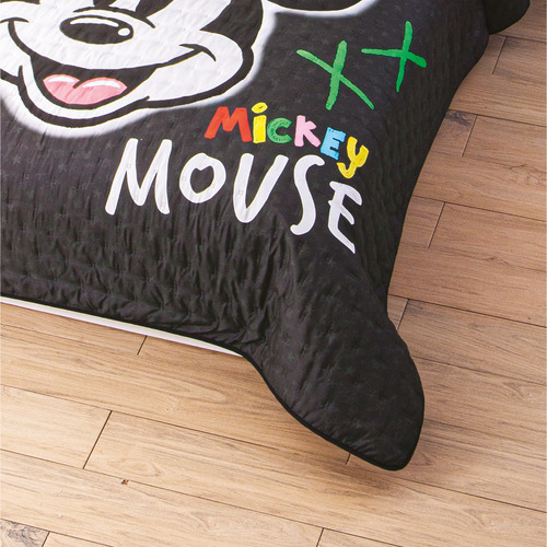 Edredón Ligero Mickey Cool Mat/ind Colchas Concord Negro Negro