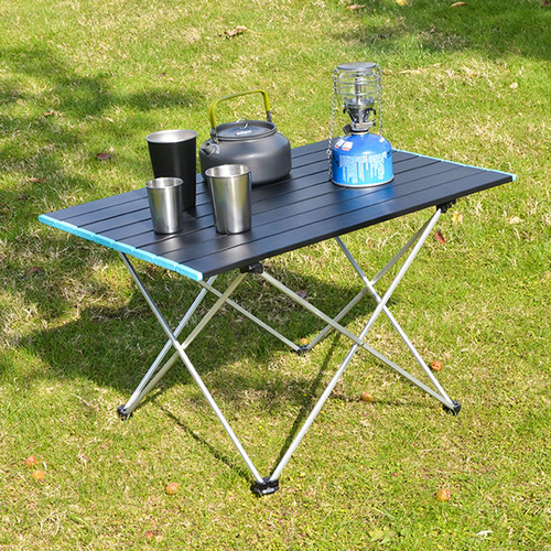 Mesa De Camping Plegable Pequeña, Mesa De Playa Portátil Par