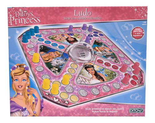 Ludo Princess Princesas Con Cubilete Automático 2138 Ditoys