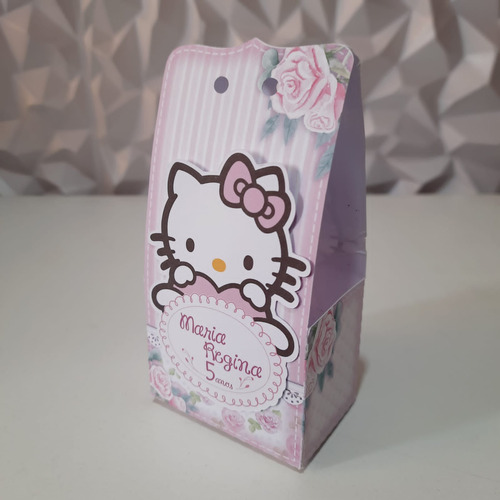 Kit 50 Personalizados Hello Kitty