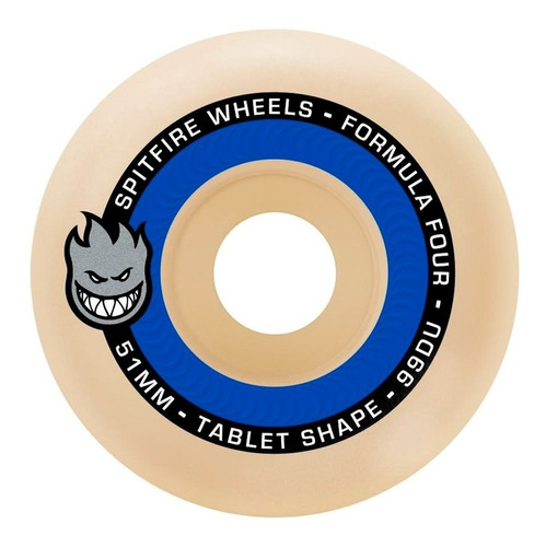 Ruedas De Skate Spitfire Formula Four Tablets 54mm 99a Blue