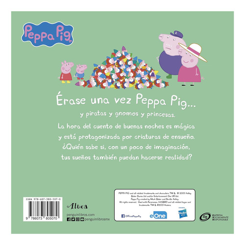 Peppa Pig Cuentos De Piratas, Gnomos Y Princesas Para Ir A Dormir Editorial Altea